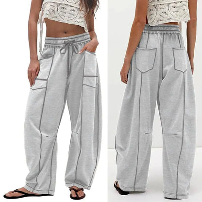 Womens Baggy Wide Leg Pants