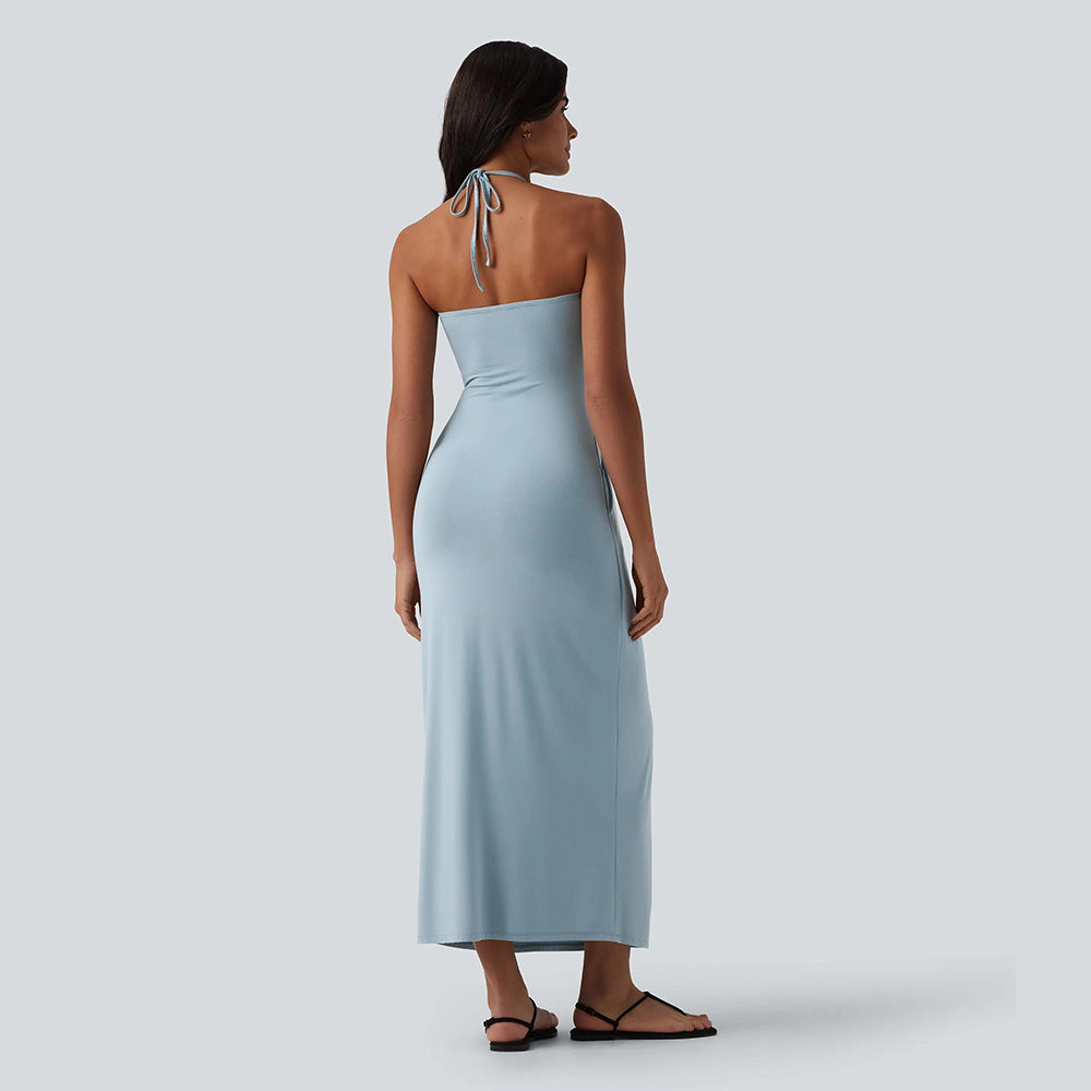 🔥 End of Season Sale — Halter Maxi Dress