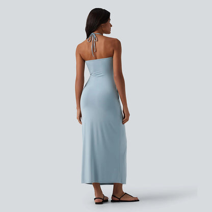🔥 End of Season Sale — Halter Maxi Dress