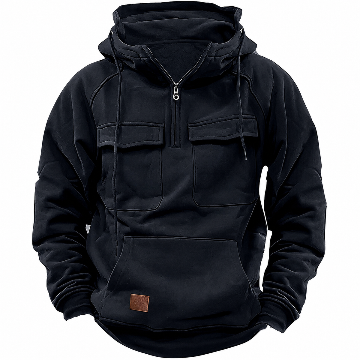 Men's Tactical Hooded Sweatshirt | Basic Casual Outdoor Hoodie