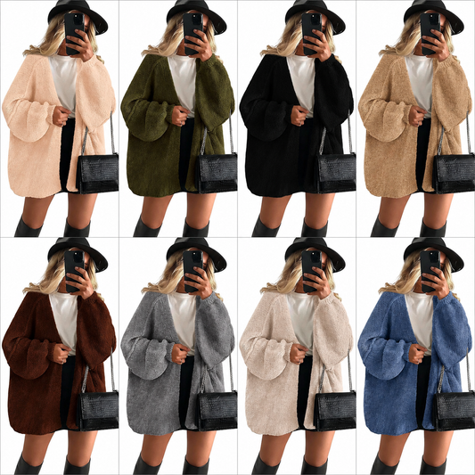 🔥 Final Clearance | Women’s Cozy Oversized Open-Front Cardigan