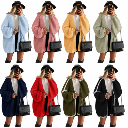 🔥 Final Clearance | Women’s Cozy Oversized Open-Front Cardigan