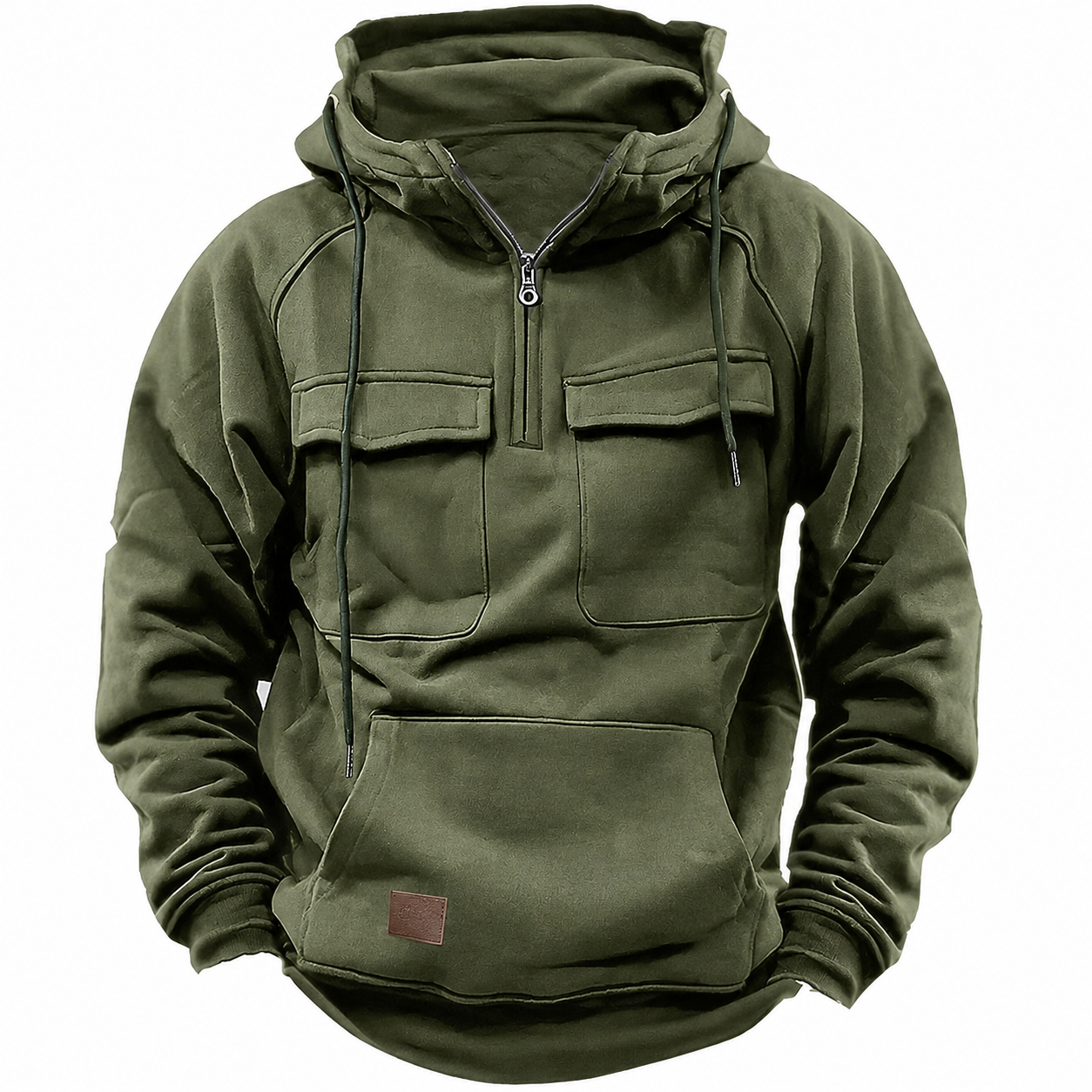 Men's Tactical Hooded Sweatshirt | Basic Casual Outdoor Hoodie