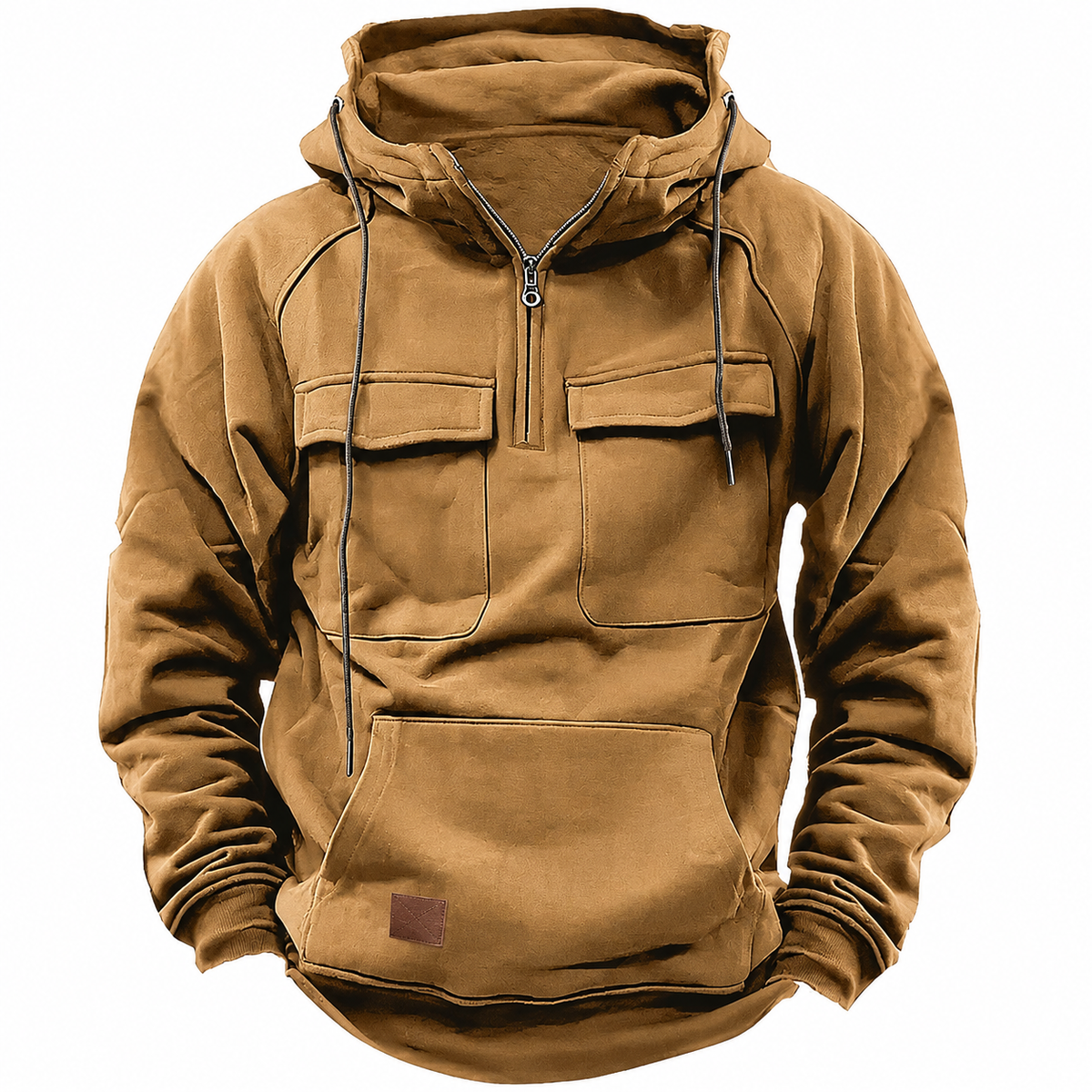 Men's Tactical Hooded Sweatshirt | Basic Casual Outdoor Hoodie