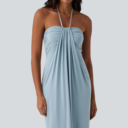 🔥 End of Season Sale — Halter Maxi Dress