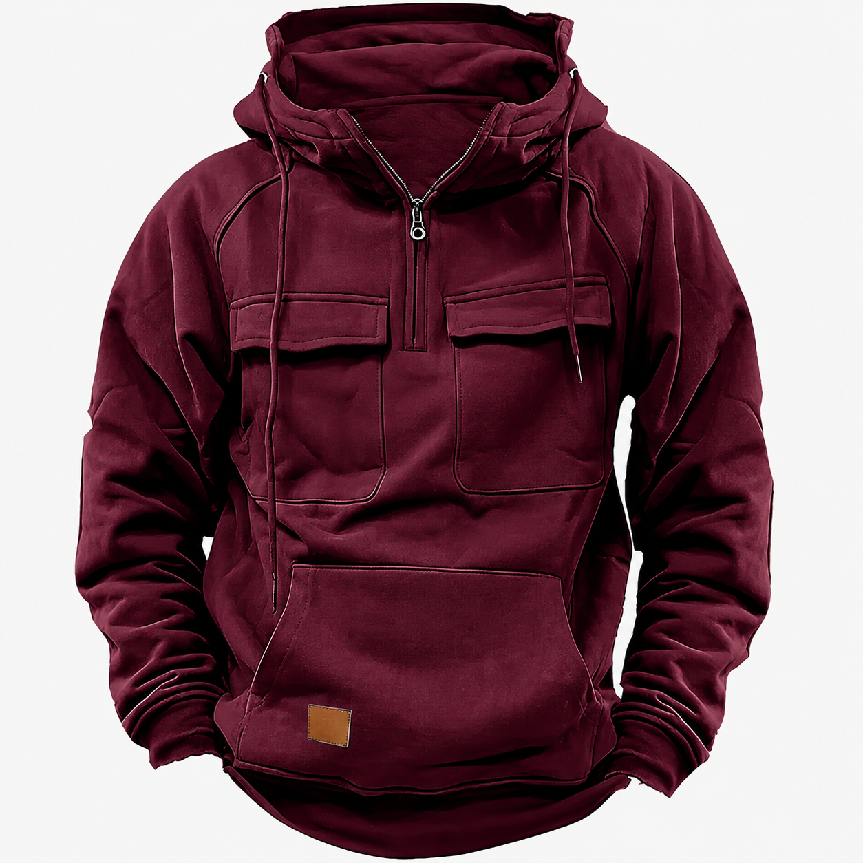 Men's Tactical Hooded Sweatshirt | Basic Casual Outdoor Hoodie