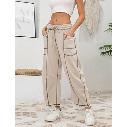Womens Baggy Wide Leg Pants