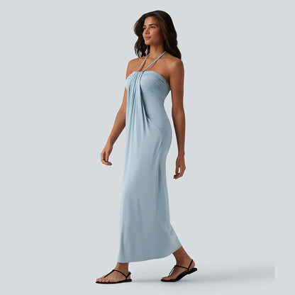🔥 End of Season Sale — Halter Maxi Dress