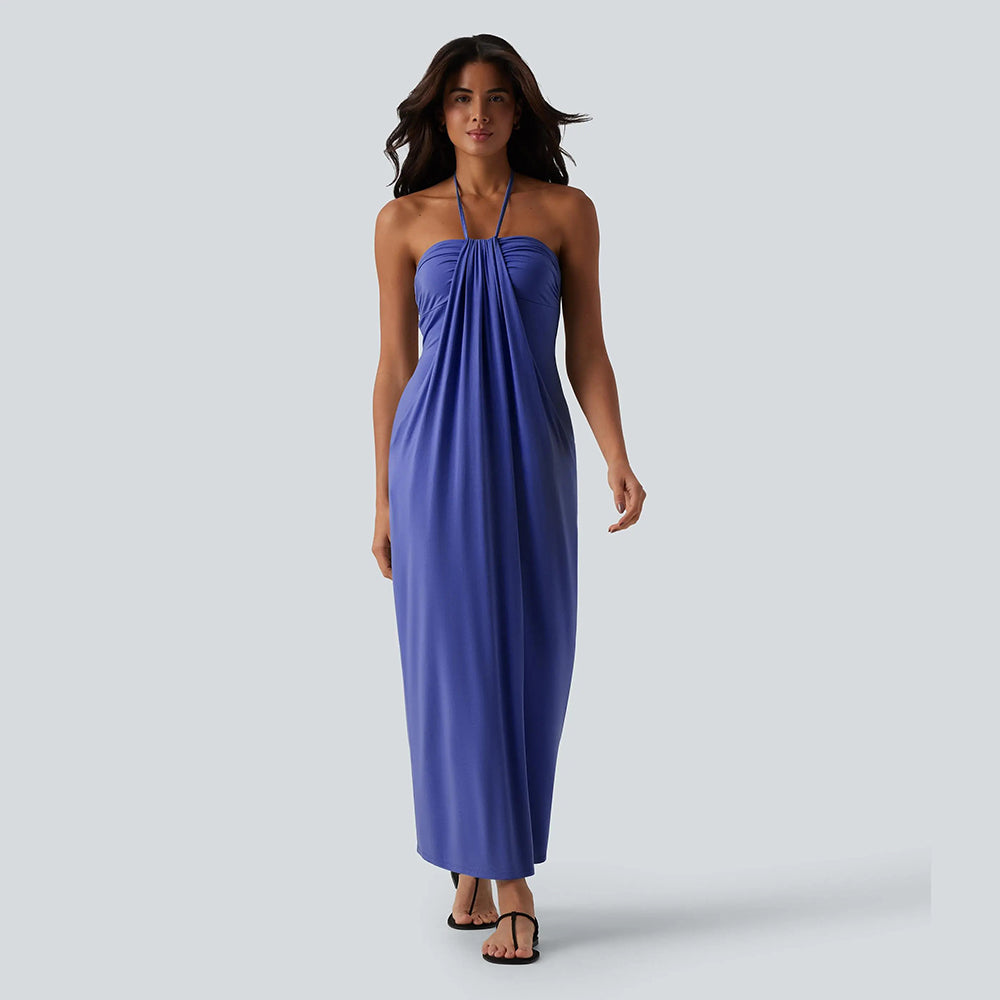 🔥 End of Season Sale — Halter Maxi Dress