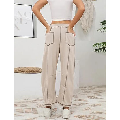 Womens Baggy Wide Leg Pants