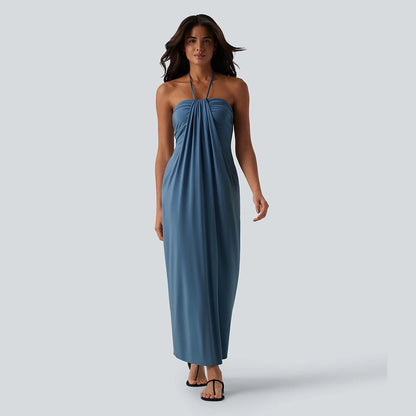 🔥 End of Season Sale — Halter Maxi Dress