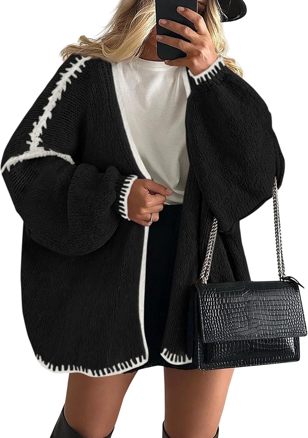 🔥 Final Clearance | Women’s Cozy Oversized Open-Front Cardigan