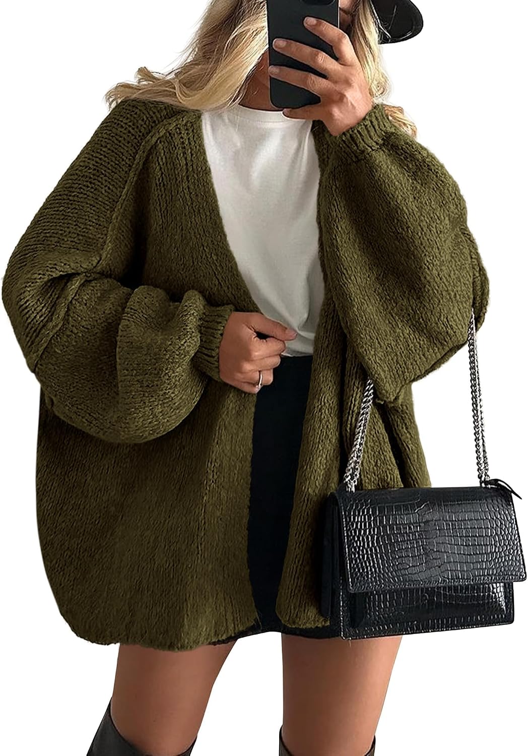 🔥 Final Clearance | Women’s Cozy Oversized Open-Front Cardigan