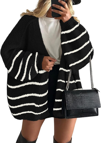 🔥 Final Clearance | Women’s Cozy Oversized Open-Front Cardigan