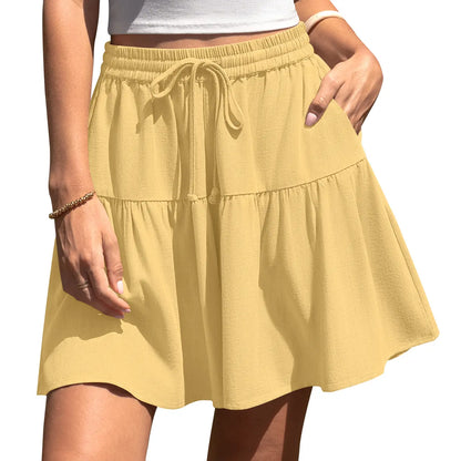 🔥 End-of-Season Clearance | Women's Linen-Blend Flowy Shorts