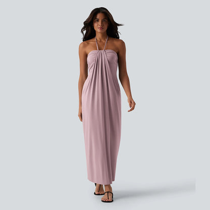 🔥 End of Season Sale — Halter Maxi Dress