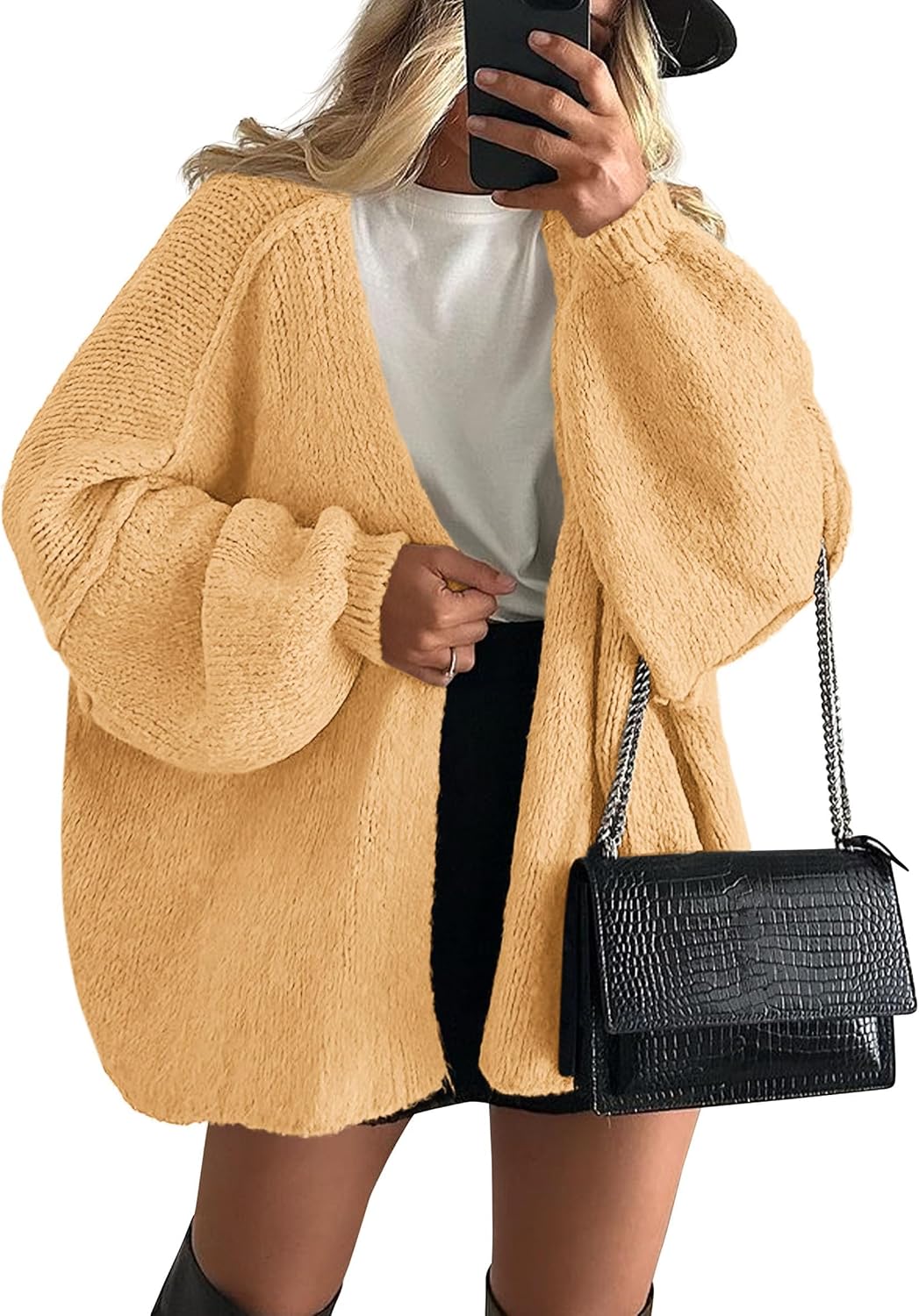 🔥 Final Clearance | Women’s Cozy Oversized Open-Front Cardigan