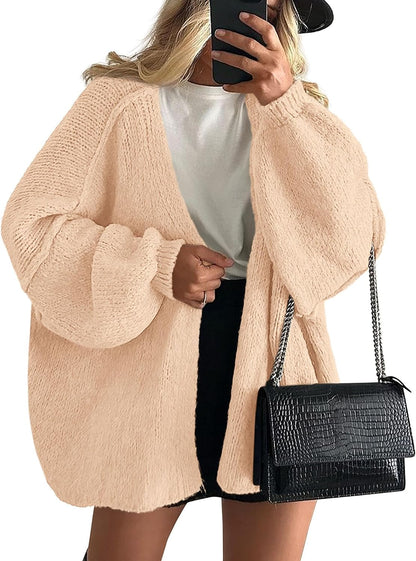 🔥 Final Clearance | Women’s Cozy Oversized Open-Front Cardigan