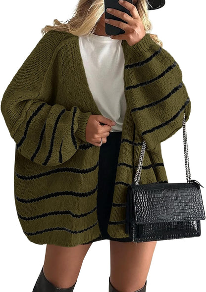 🔥 Final Clearance | Women’s Cozy Oversized Open-Front Cardigan