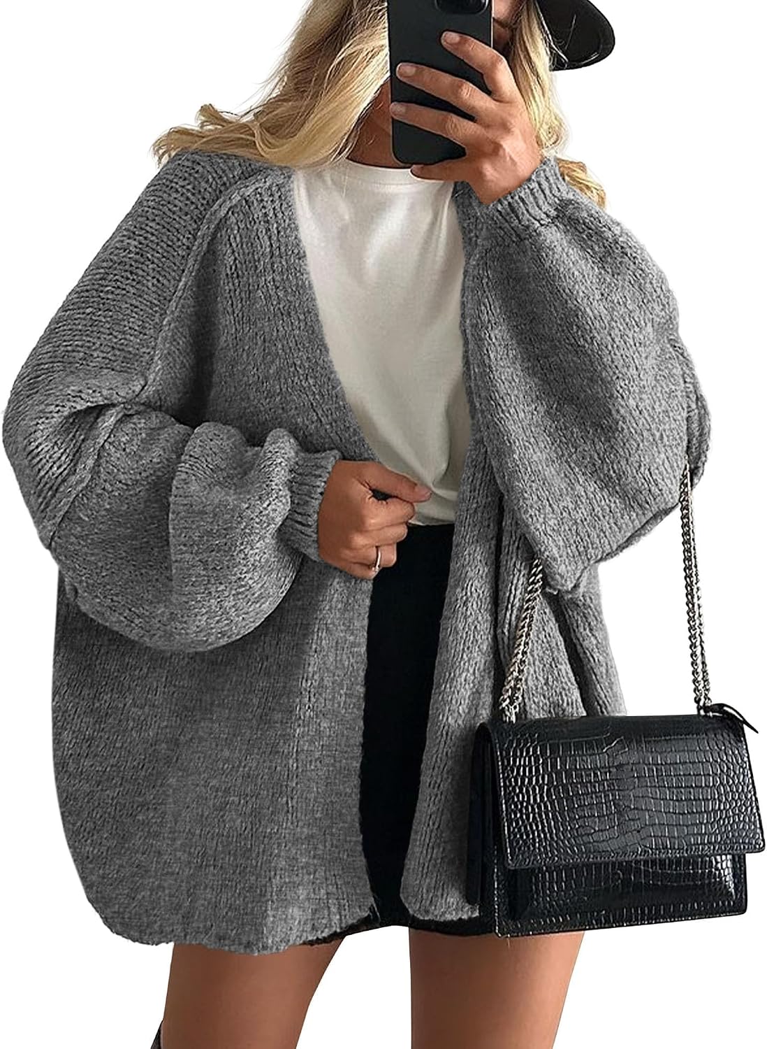 🔥 Final Clearance | Women’s Cozy Oversized Open-Front Cardigan