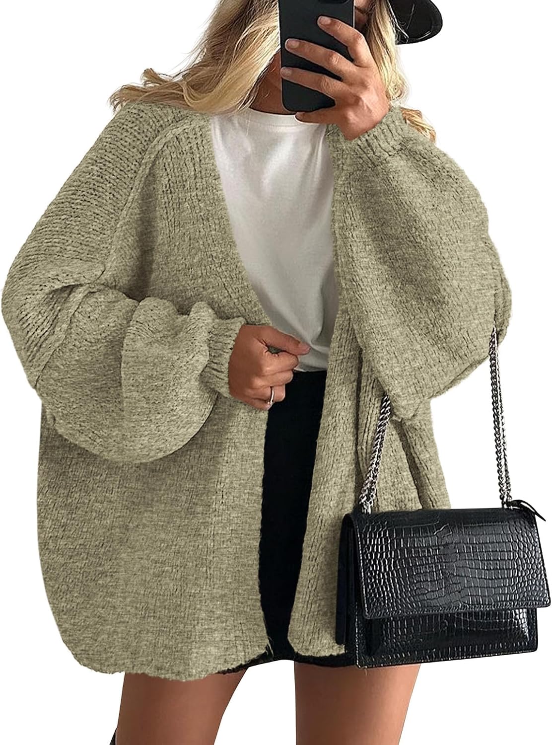 🔥 Final Clearance | Women’s Cozy Oversized Open-Front Cardigan