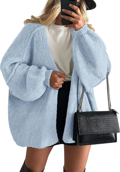 🔥 Final Clearance | Women’s Cozy Oversized Open-Front Cardigan