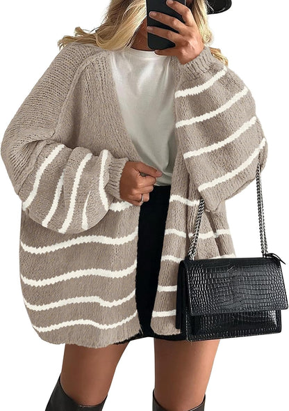🔥 Final Clearance | Women’s Cozy Oversized Open-Front Cardigan