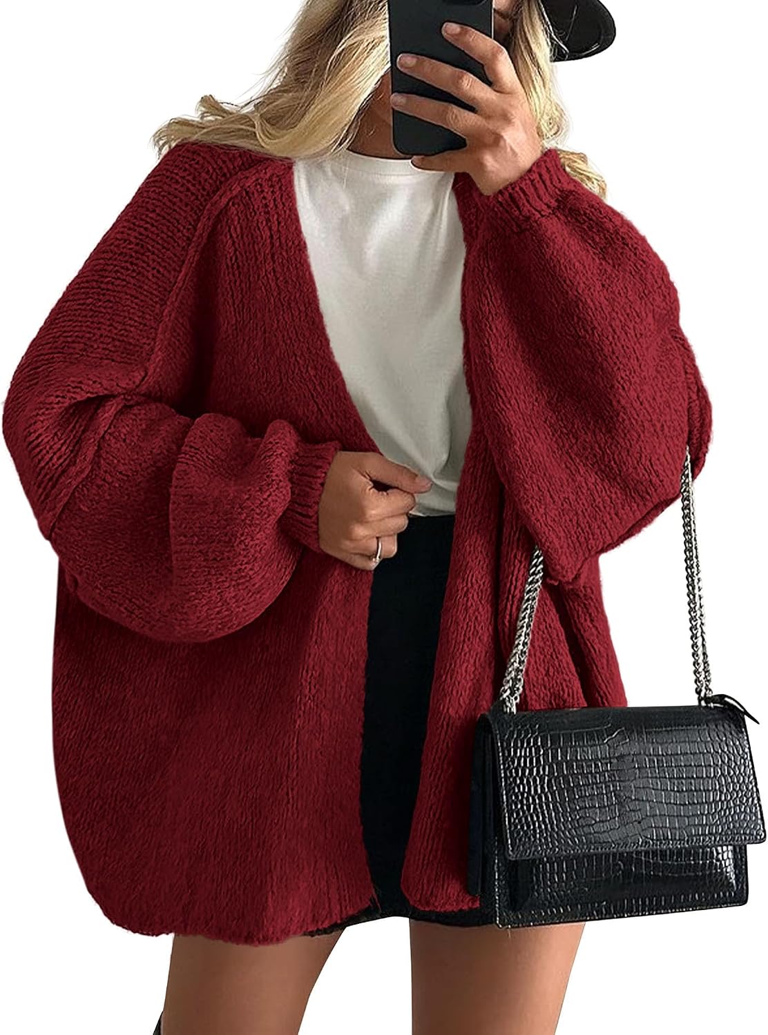 🔥 Final Clearance | Women’s Cozy Oversized Open-Front Cardigan