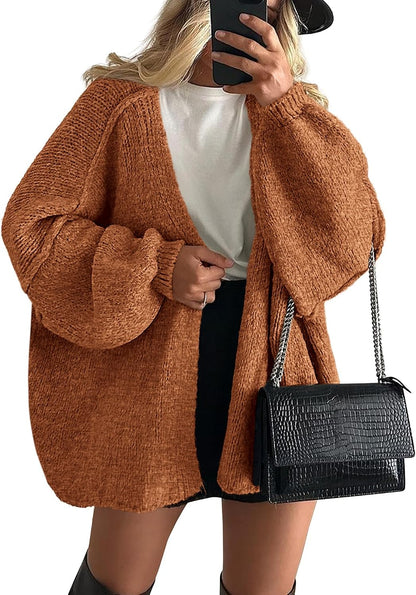 🔥 Final Clearance | Women’s Cozy Oversized Open-Front Cardigan
