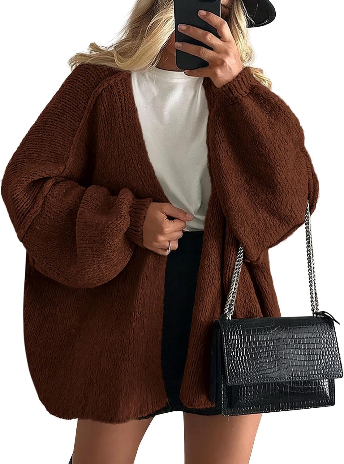 🔥 Final Clearance | Women’s Cozy Oversized Open-Front Cardigan