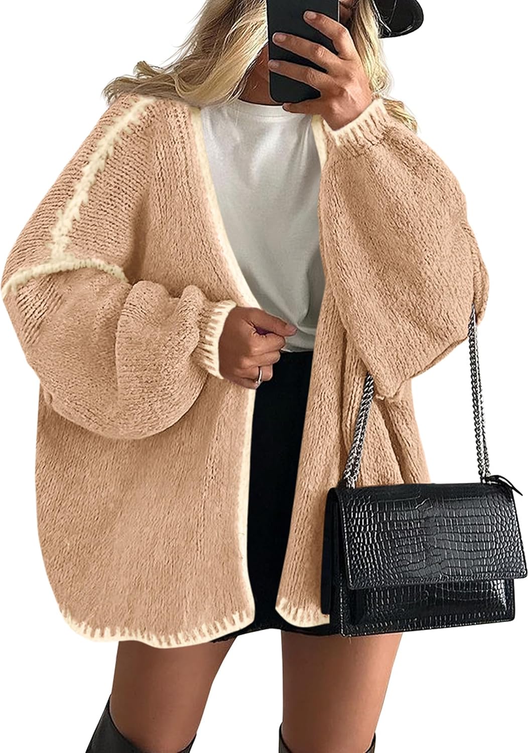 🔥 Final Clearance | Women’s Cozy Oversized Open-Front Cardigan
