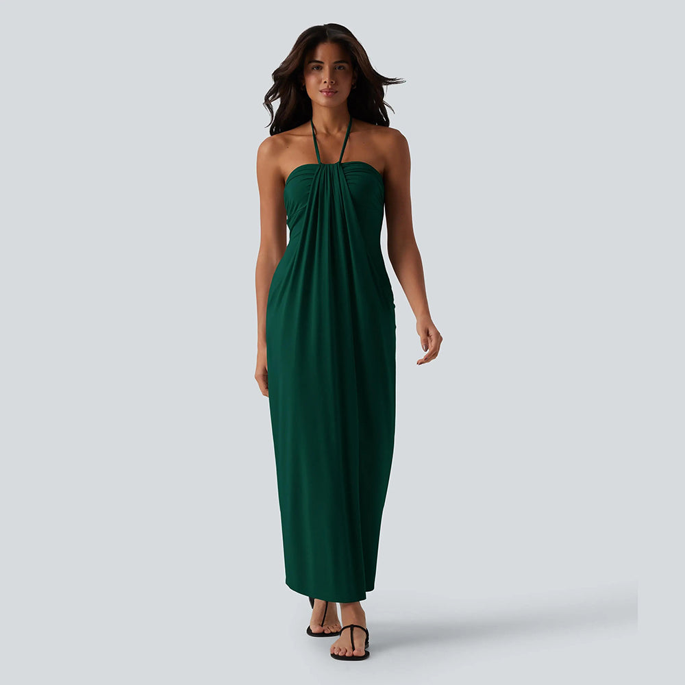 🔥 End of Season Sale — Halter Maxi Dress