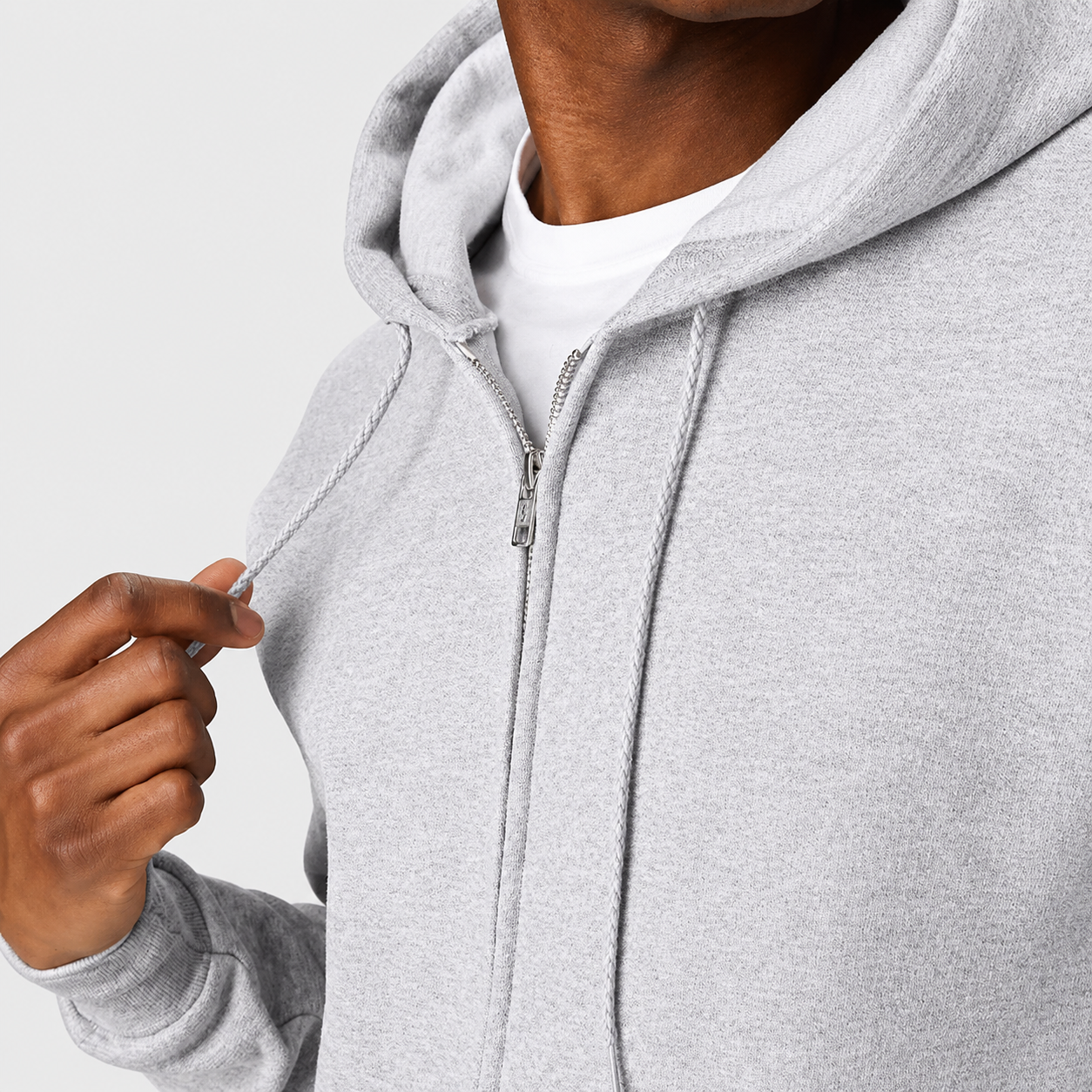 🔥 Men’s Fleece Zip-Up Hoodie — Clearance Sale