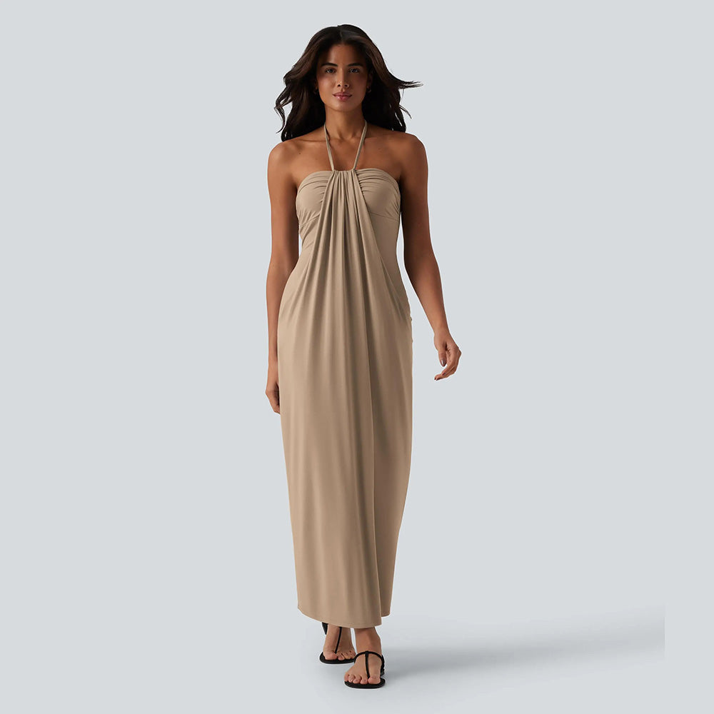 🔥 End of Season Sale — Halter Maxi Dress