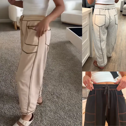 Womens Baggy Wide Leg Pants