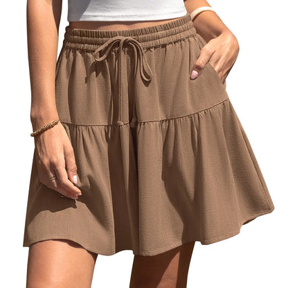 🔥 End-of-Season Clearance | Women's Linen-Blend Flowy Shorts