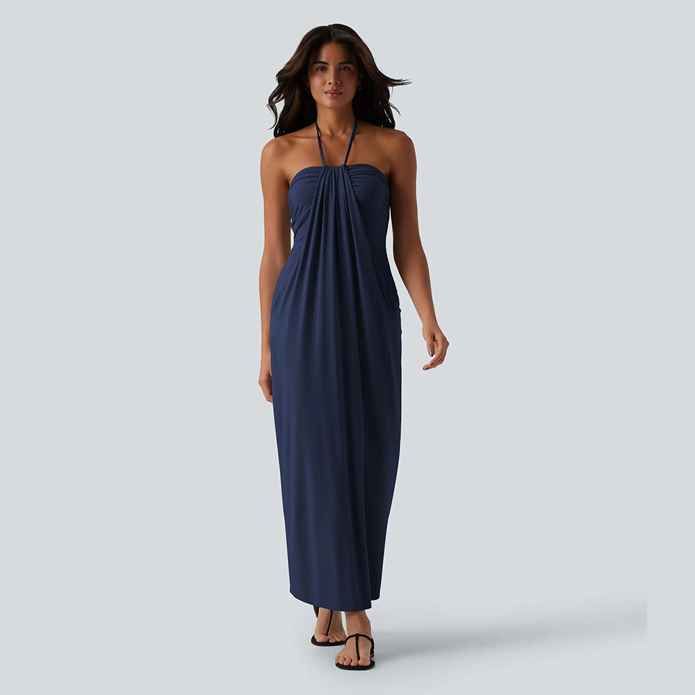 🔥 End of Season Sale — Halter Maxi Dress