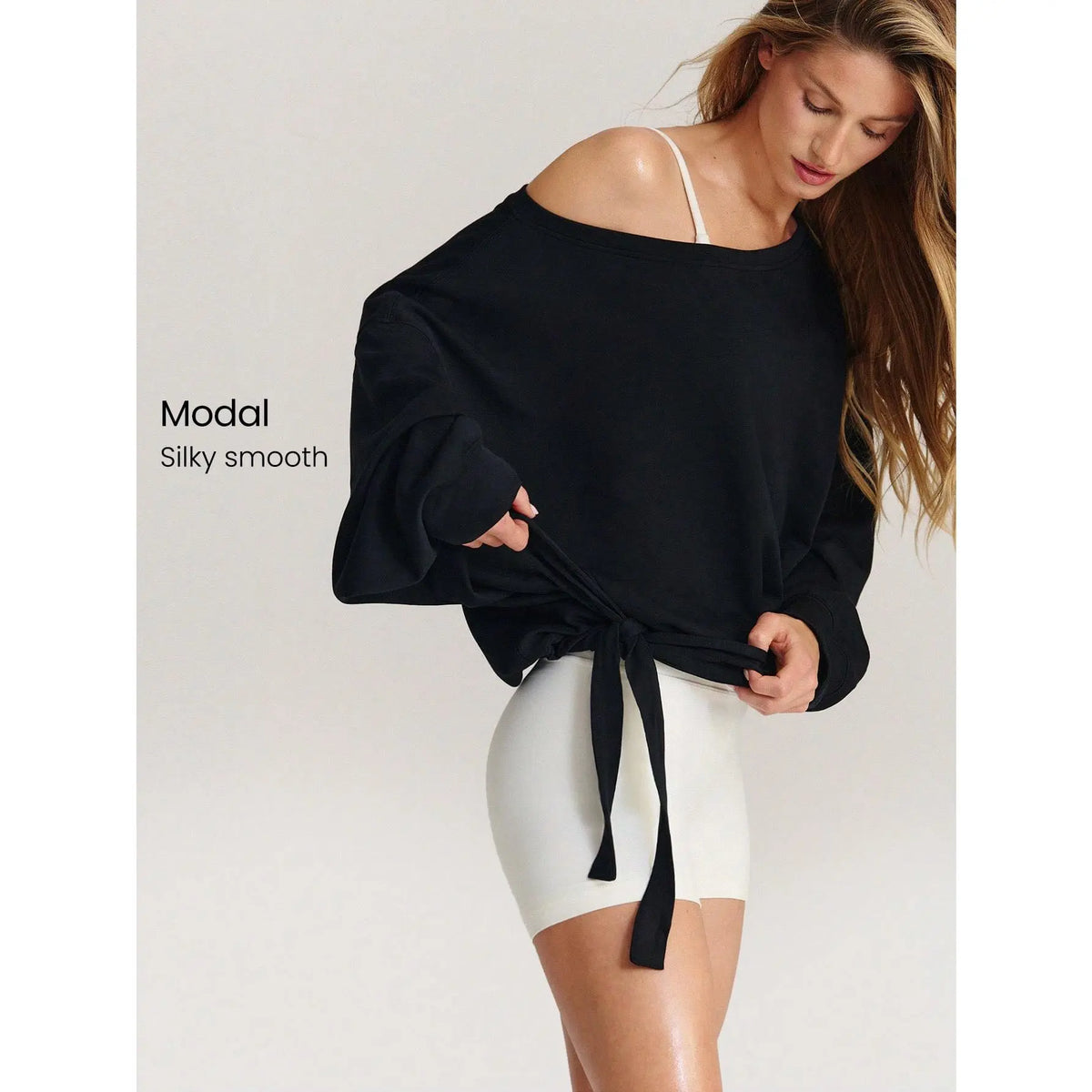 🔥 Special Offer | Women's Modal One-Shoulder Set