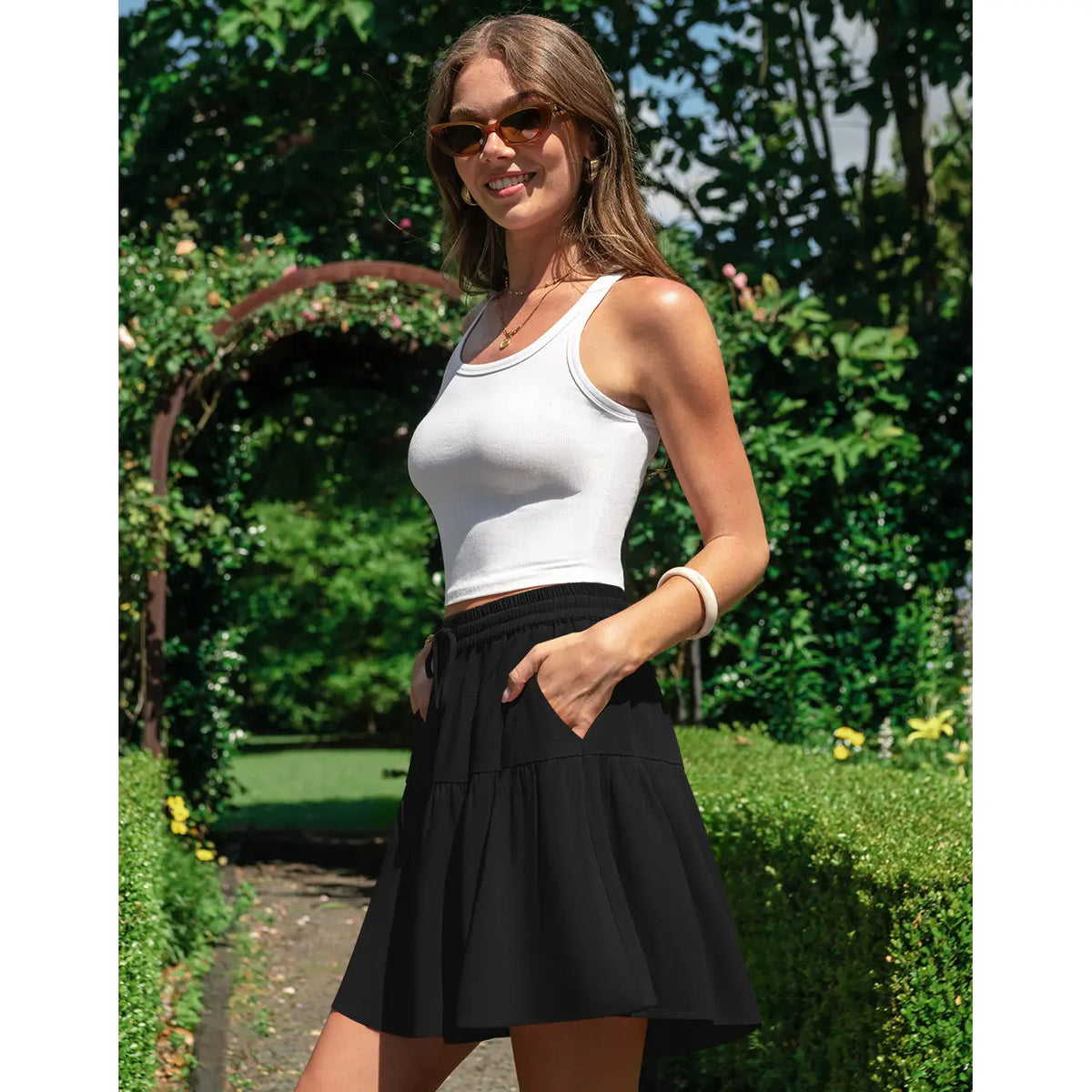 🔥 End-of-Season Clearance | Women's Linen-Blend Flowy Shorts
