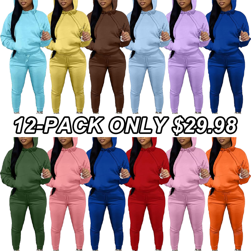 🔥 🍂 Fall Clearance | Women's 2-Piece Sweatsuit Set